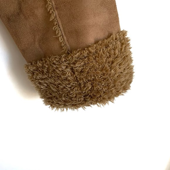 VINTAGE | CHEROKEE TAN SHEARLING SUEDE JACKET - Picture 7 of 13
